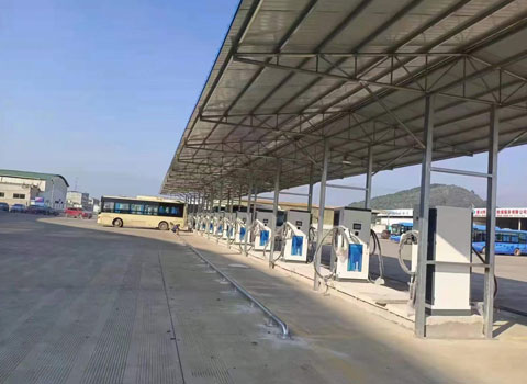 廣西賀州富川汽車充電站120kw160kw充電樁項(xiàng)目案例(圖2)